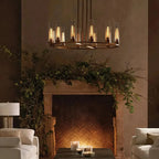 Andreas Round Chandelier 10/12 Light