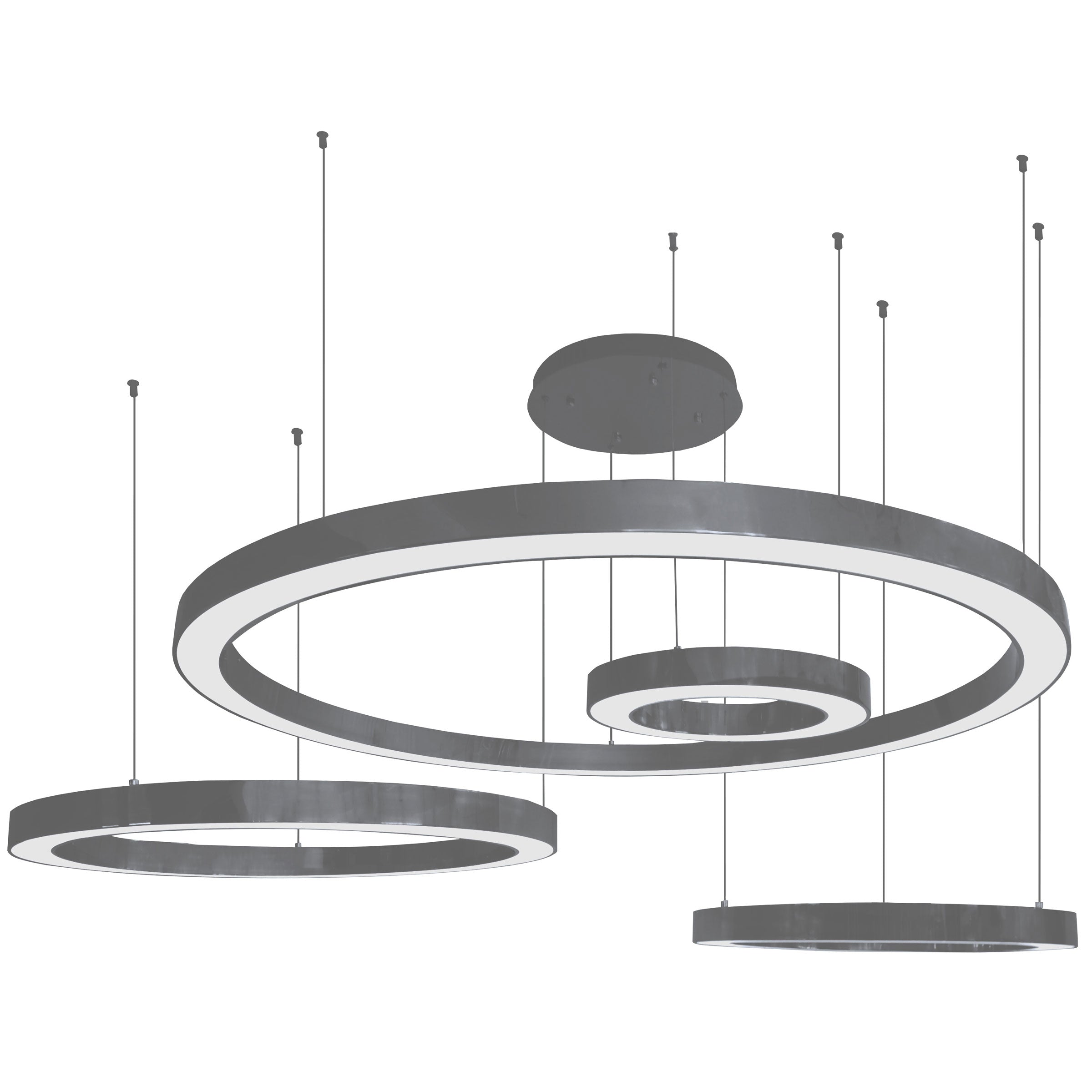 Aria Modern Multi-Light Chandelier - Customizable Pendant Arrangement