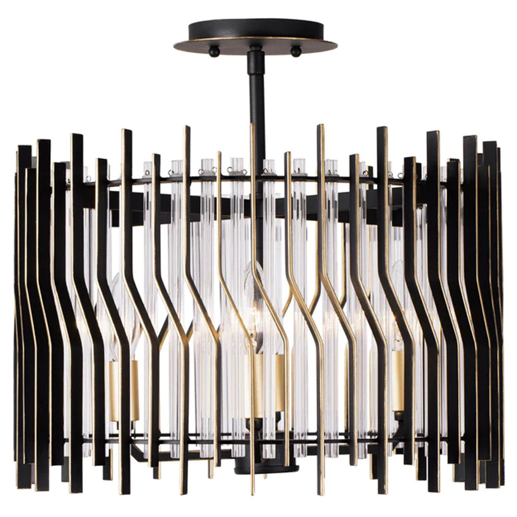 Park Row Semi Flush Ceiling Light