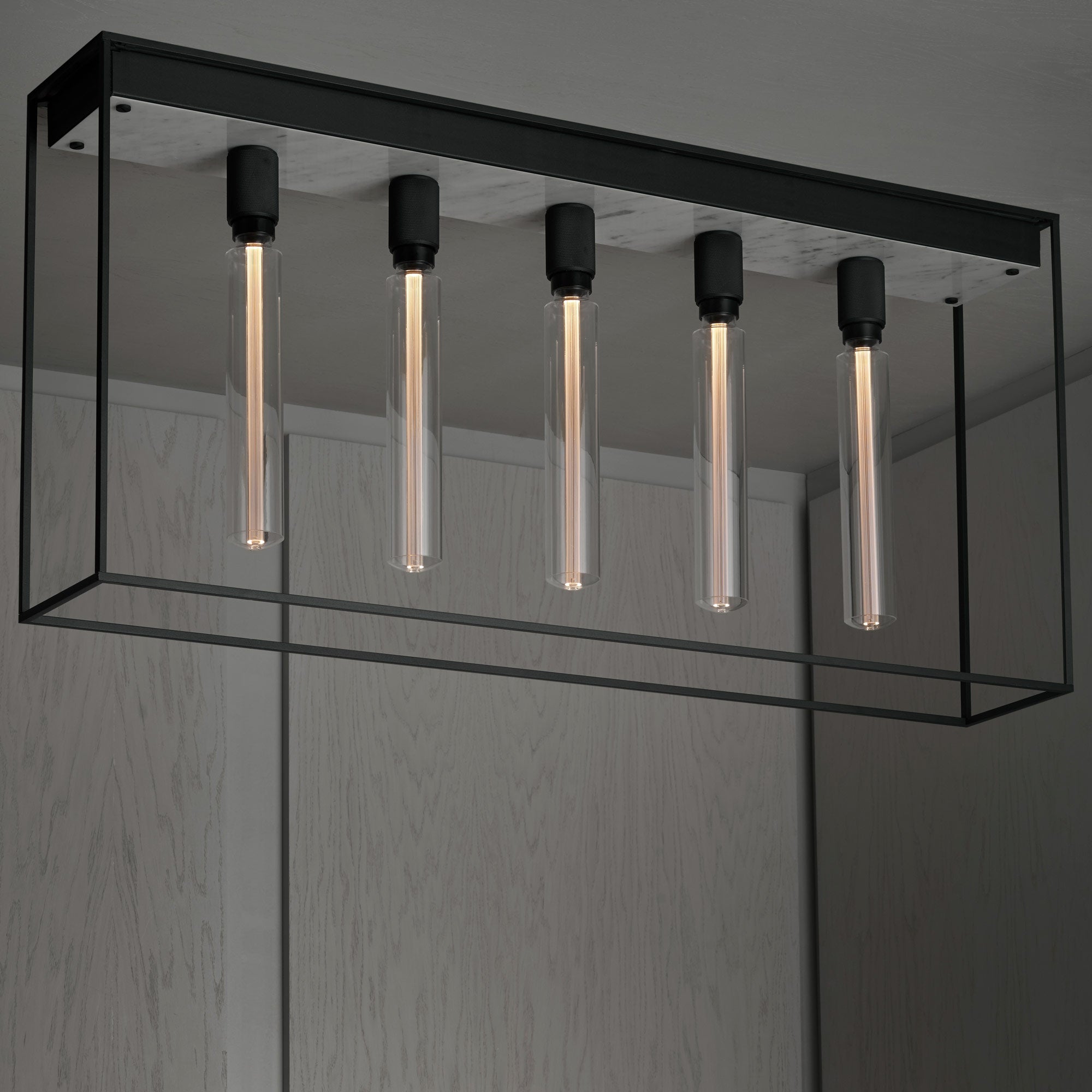 Caged 5.0 Linear Ceiling Light