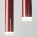 Modern Mid-Century Iron Geometric Line Combination LED Chandelier For Living Room