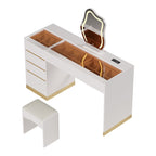 55" Smart Makeup Vanity Set with Mirror & Lights