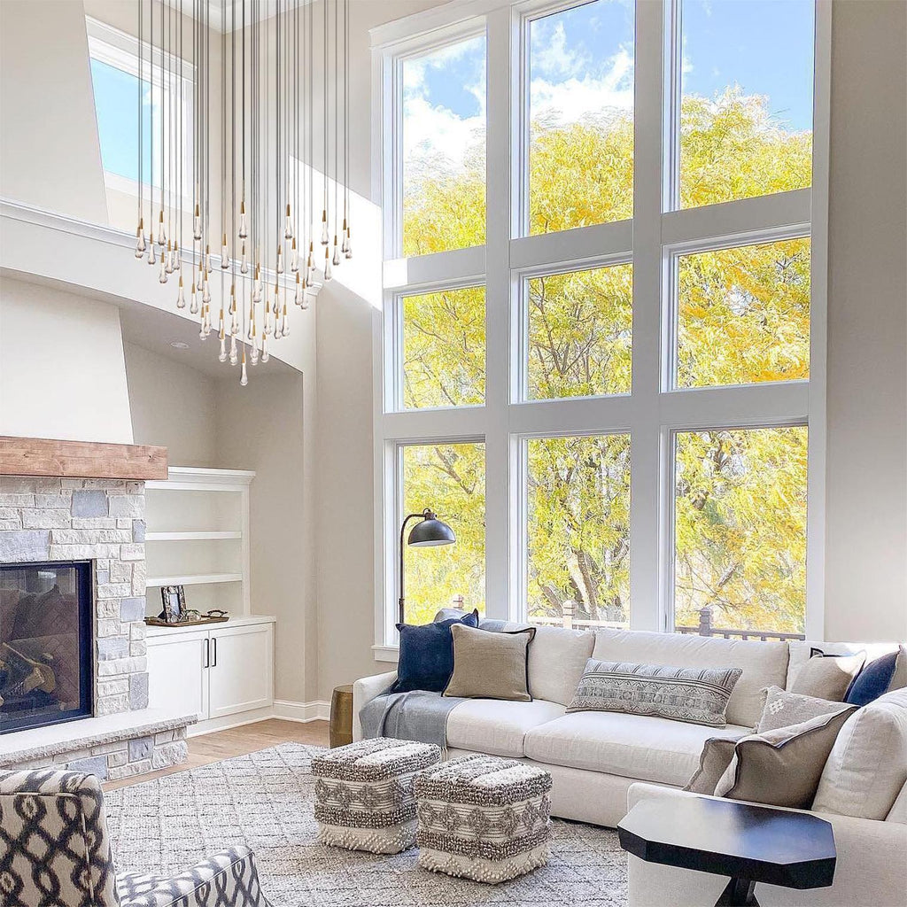 Soltaire Round Chandelier 17" 24" 36" 58"