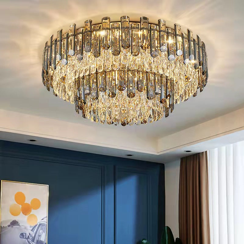 Golden Halo Chandelier