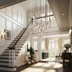 Soltaire Round Chandelier 17" 24" 36" 58"