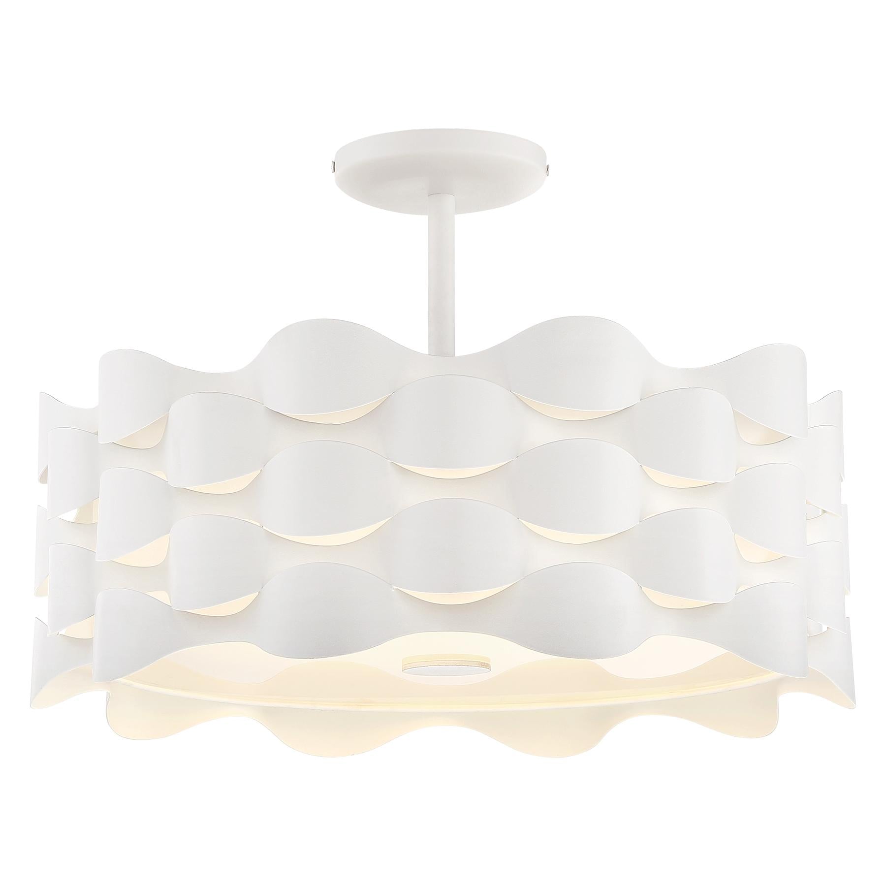 Coastal Current Semi Flush Ceiling Light