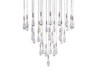 Soltaire Round Chandelier 17" 24" 36" 58"