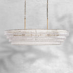 Ghiaccio Oval Chandelier 54"65"