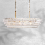 Ghiaccio Oval Chandelier 54"65"