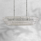 Ghiaccio Oval Chandelier 54"65"