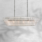 Ghiaccio Oval Chandelier 54"65"