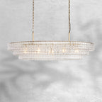 Ghiaccio Oval Chandelier 54"65"