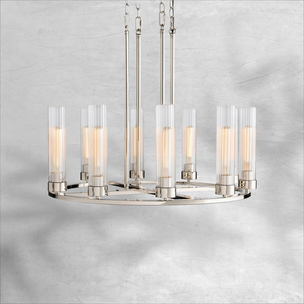 Andreas Round Chandelier 10/12 Light