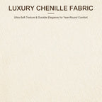 Furnimart 40" Oversized Barrel Accent Chair Set of 2, 360° Swivel Round Upholstered Sofa, Chenille High-Resilience Sponge, No Assembly, Wide Seat for Living Room, Bedroom, Apartment 