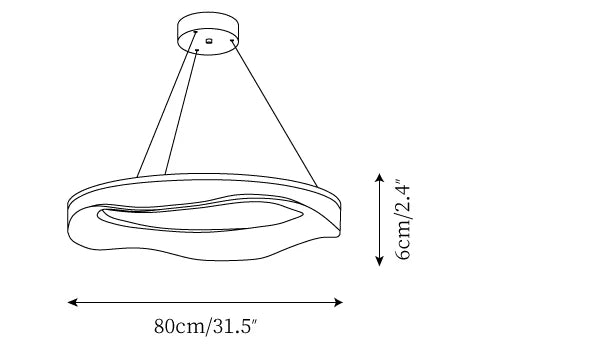Molari Modern Chandelier Simple & Chic Living