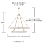 Delaney Two-Tier Chandelier