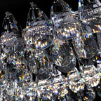 Crystal Dual Tier Water Drop  Chandelier