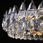 Crystal Dual Tier Water Drop  Chandelier