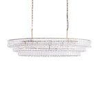 Ghiaccio Oval Chandelier 54"65"