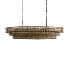Ghiaccio Oval Chandelier 54"65"