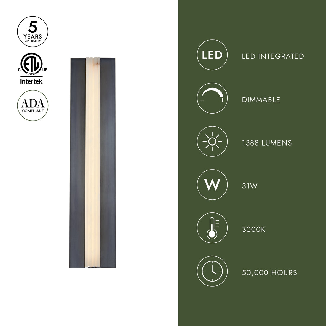 Kismet 23-in Vanity Light