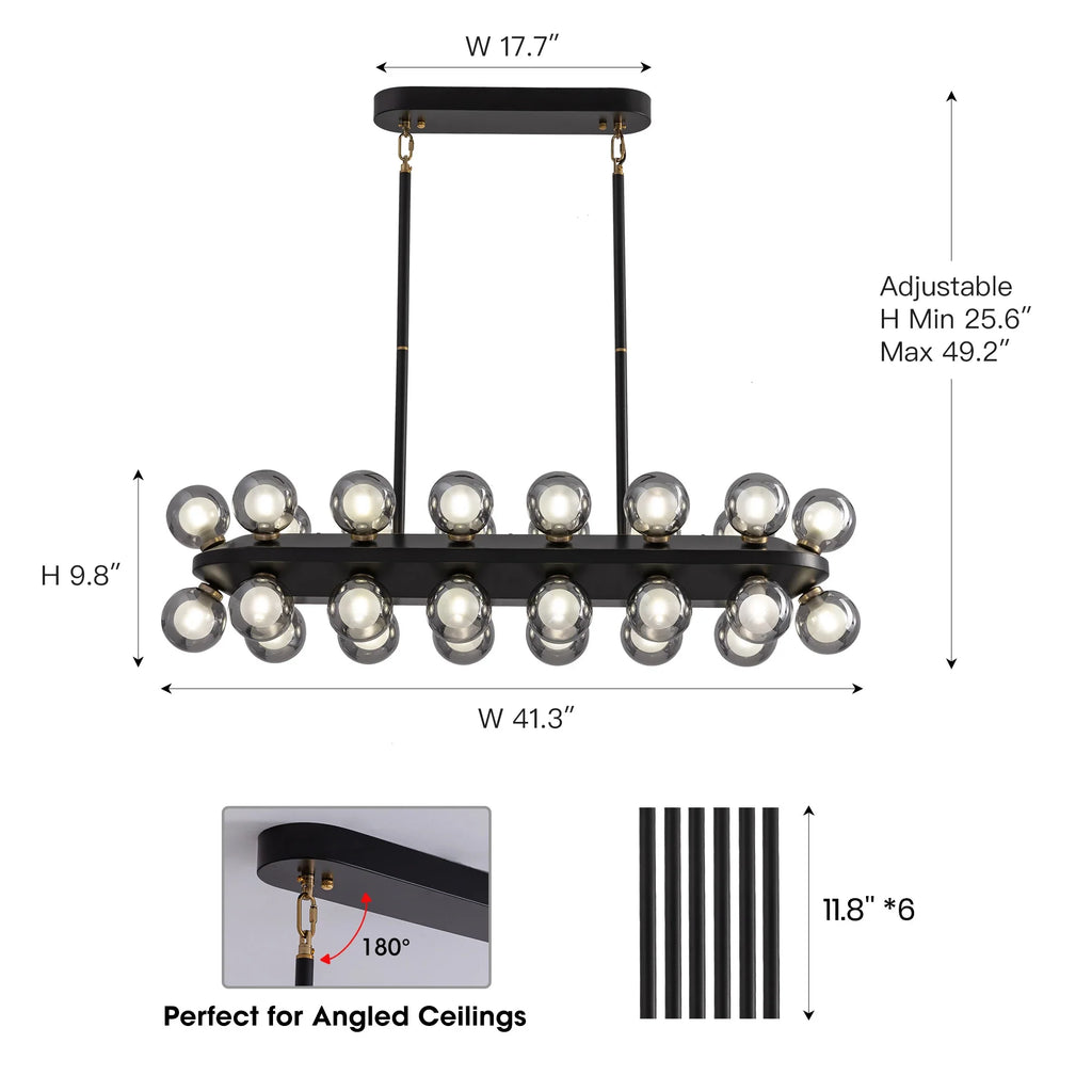 Mid-Century Modern Sputnik Chandlier