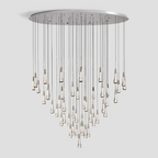 Soltaire Round Chandelier 17" 24" 36" 58"