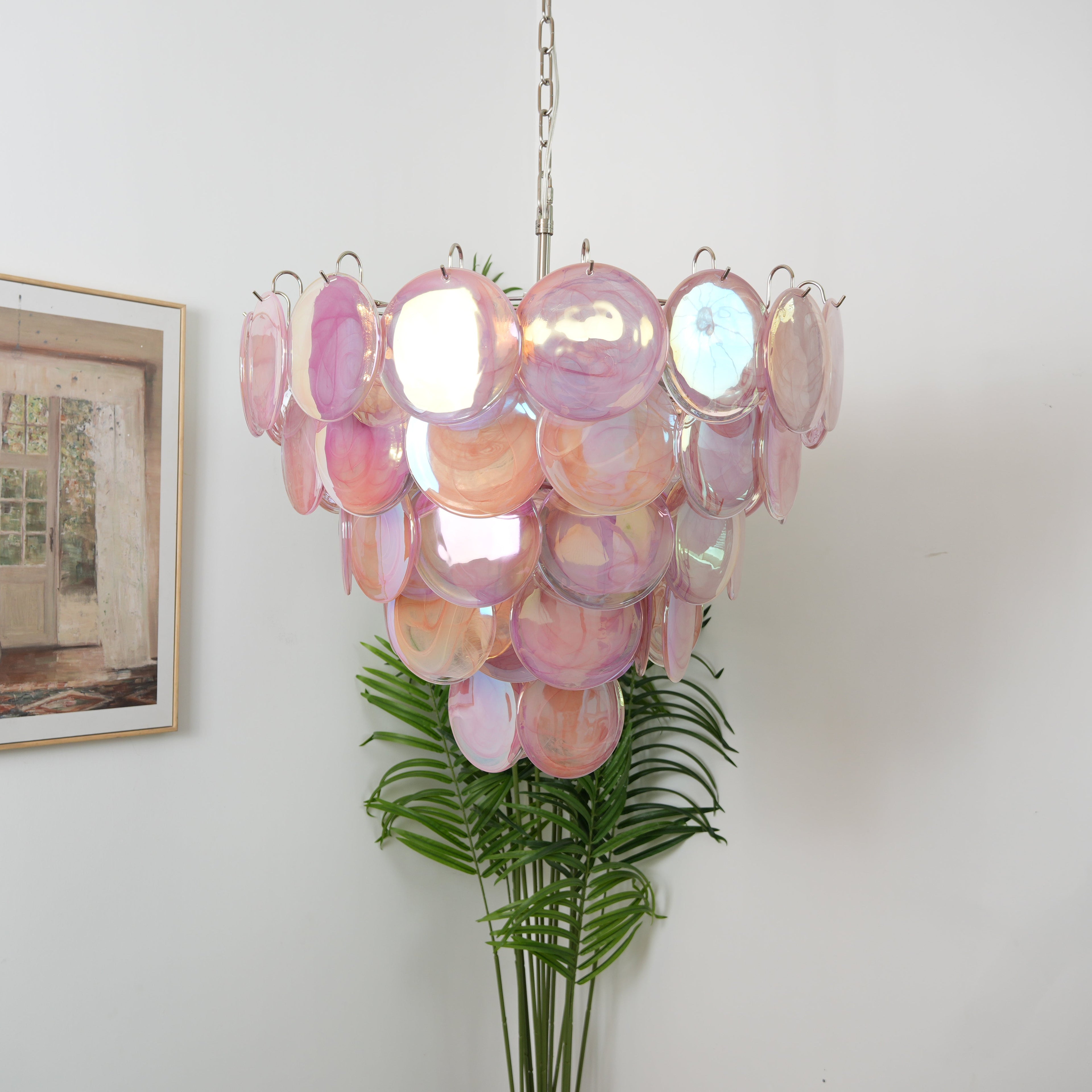 Murano Disc Chandelier