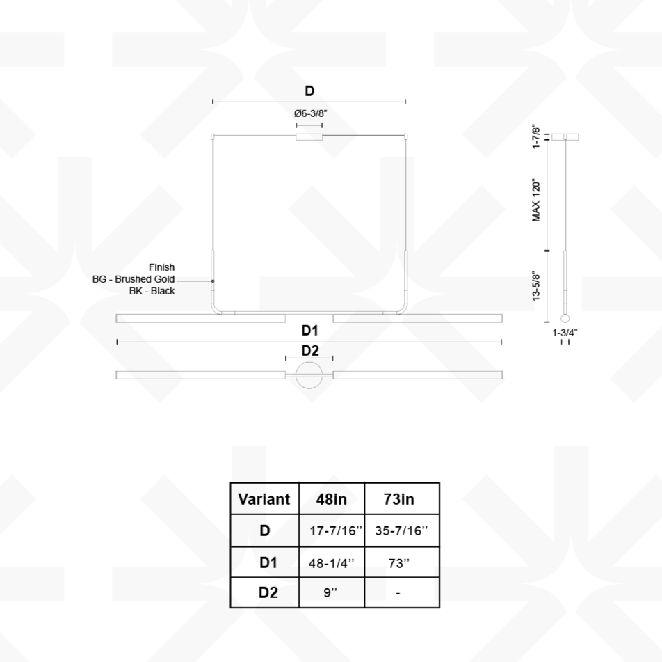 Vesper Linear Pendant