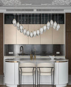 Nordic Magnolia Blossom Ceramic Dining Room Chandelier