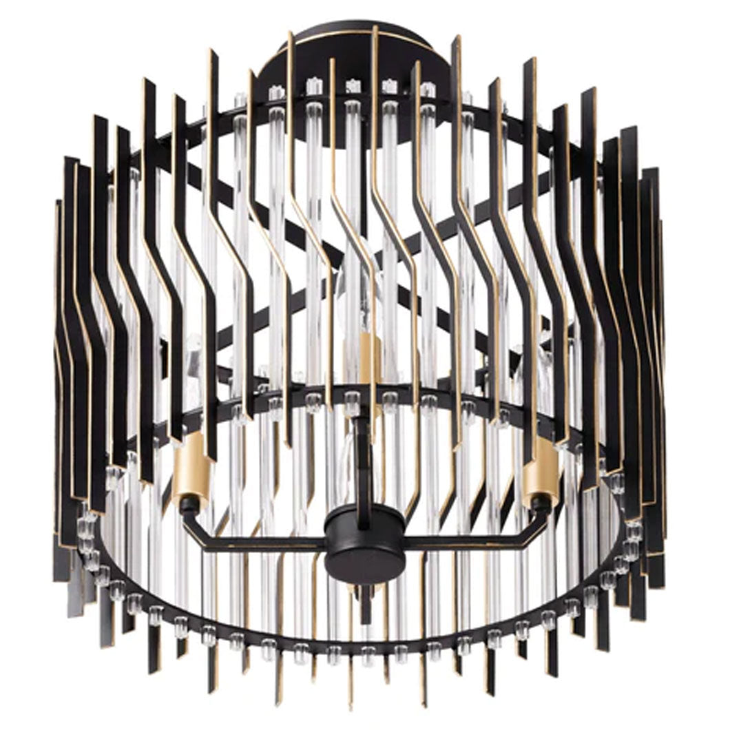Park Row Semi Flush Ceiling Light