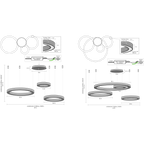 Aria Modern Multi-Light Chandelier - Customizable Pendant Arrangement