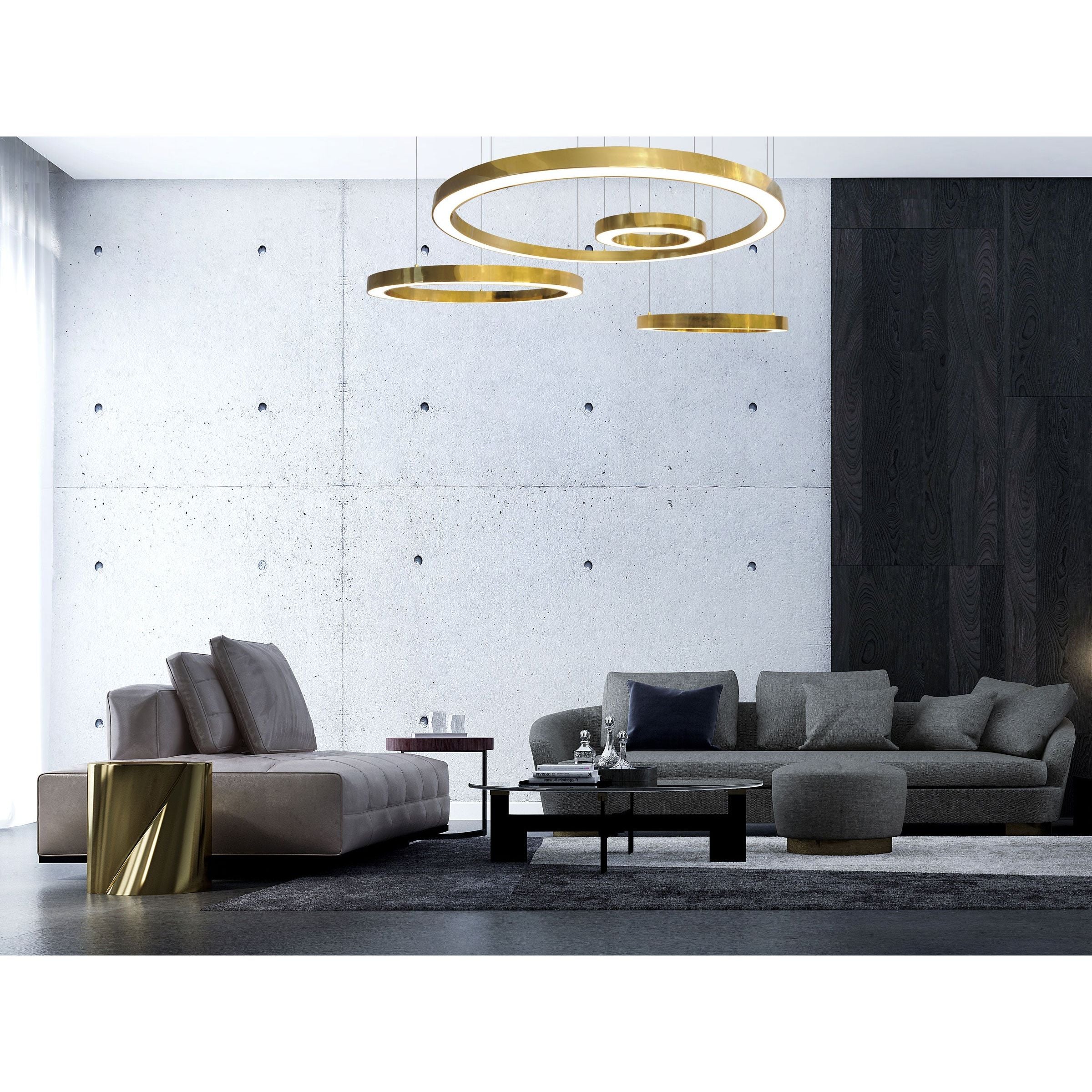 Aria Modern Multi-Light Chandelier - Customizable Pendant Arrangement