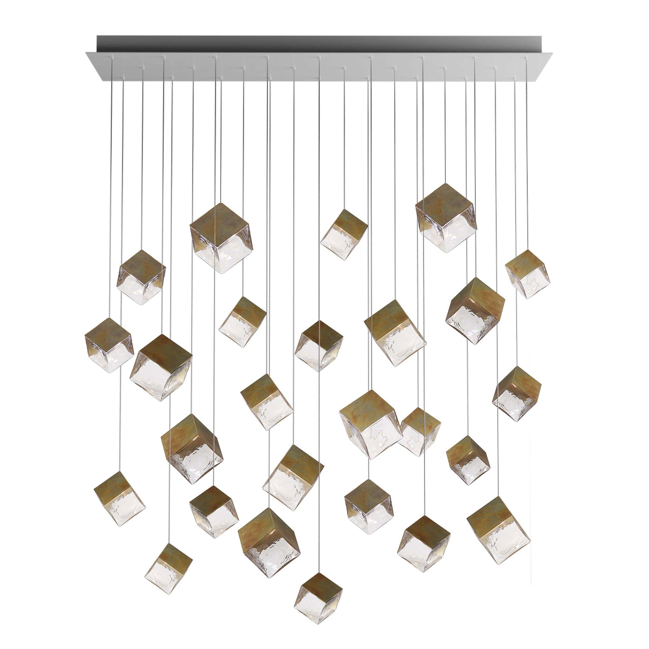 De Castelli x Pyrite Rectangle Chandelier