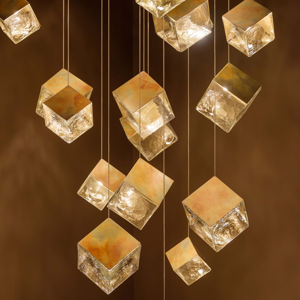 De Castelli x Pyrite Rectangle Chandelier