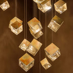 De Castelli x Pyrite Rectangle Chandelier