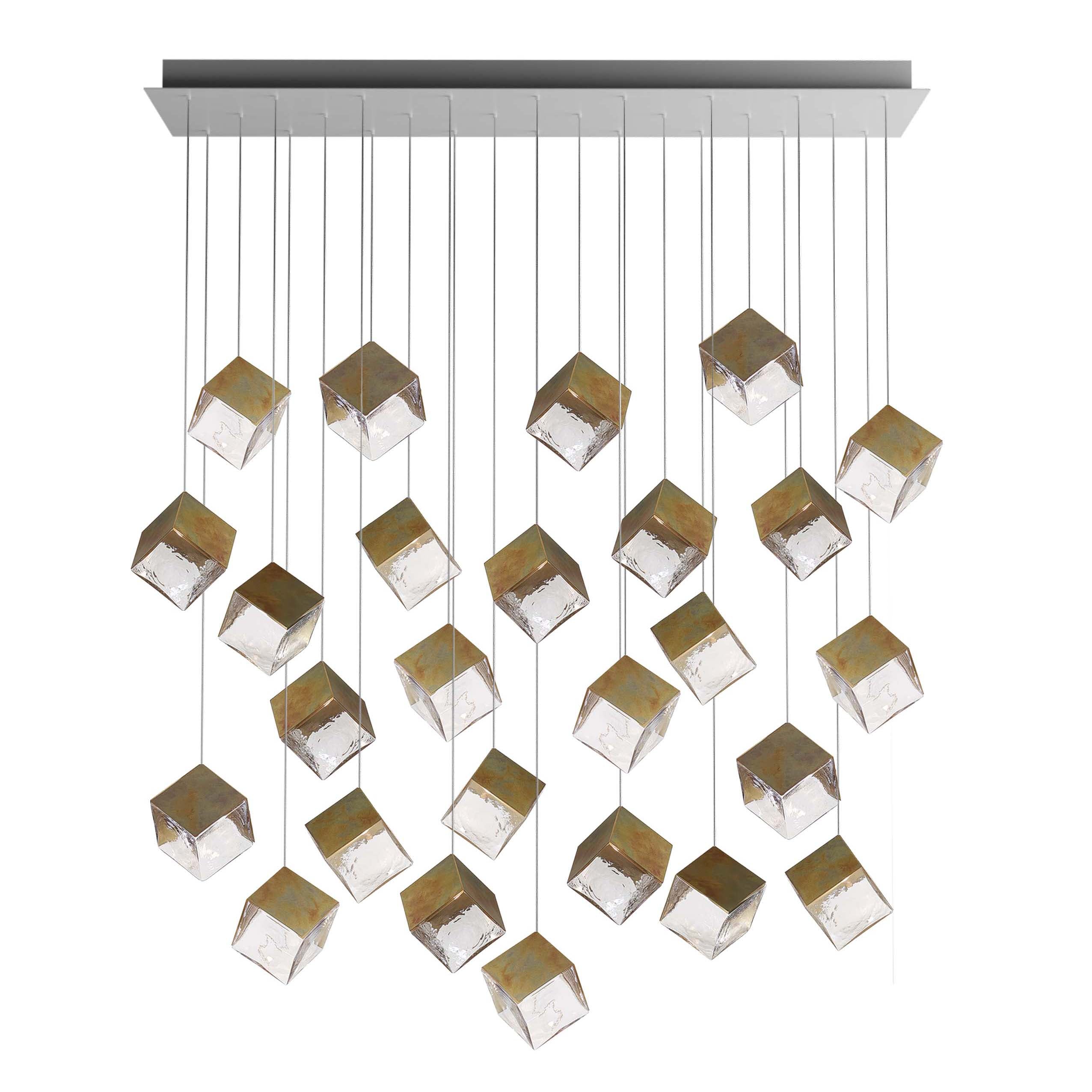 De Castelli x Pyrite Rectangle Chandelier