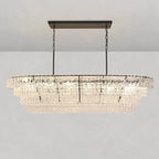 Ghiaccio Oval Chandelier 54"65"