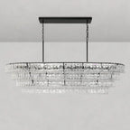 Ghiaccio Oval Chandelier 54"65"