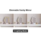 55" Smart Makeup Vanity Set with Mirror & Lights