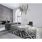 Santana Modern Linear Multi-Light Pendant Chandelier - Adjustable Height Aluminum Tube Fixture