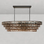 Ghiaccio Oval Chandelier 54"65"