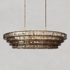 Ghiaccio Oval Chandelier 54"65"
