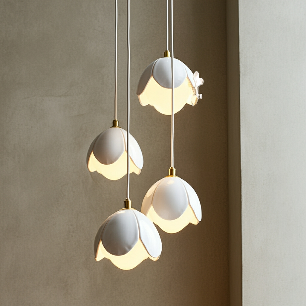 Blossom Ceramic Dining Room Chandelier Simple & Chic Living