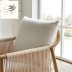 CHITA Braid Armchair Set of 2, Modern Accent Chair for Living Room, Cream