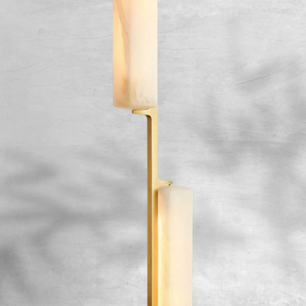 Auduban Alabaster Linear Chandelier 54"