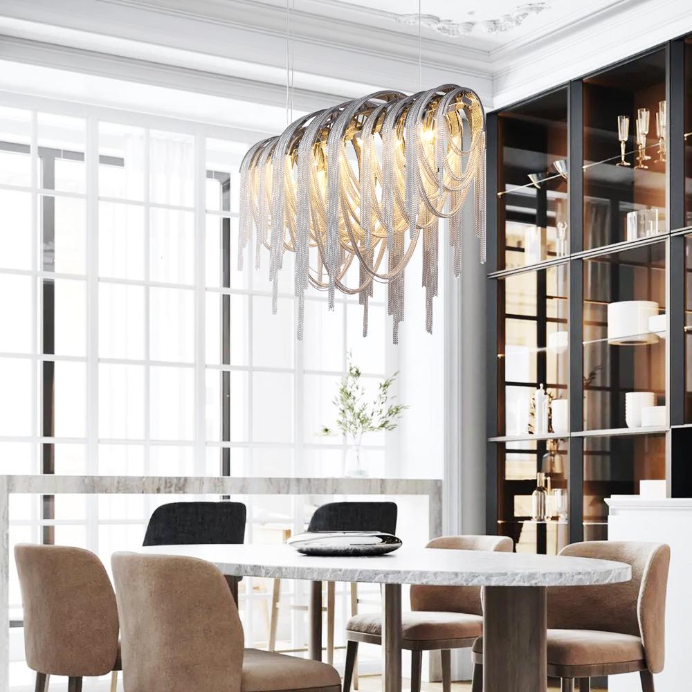 Linear Chain Modern Luxury Chandeliers