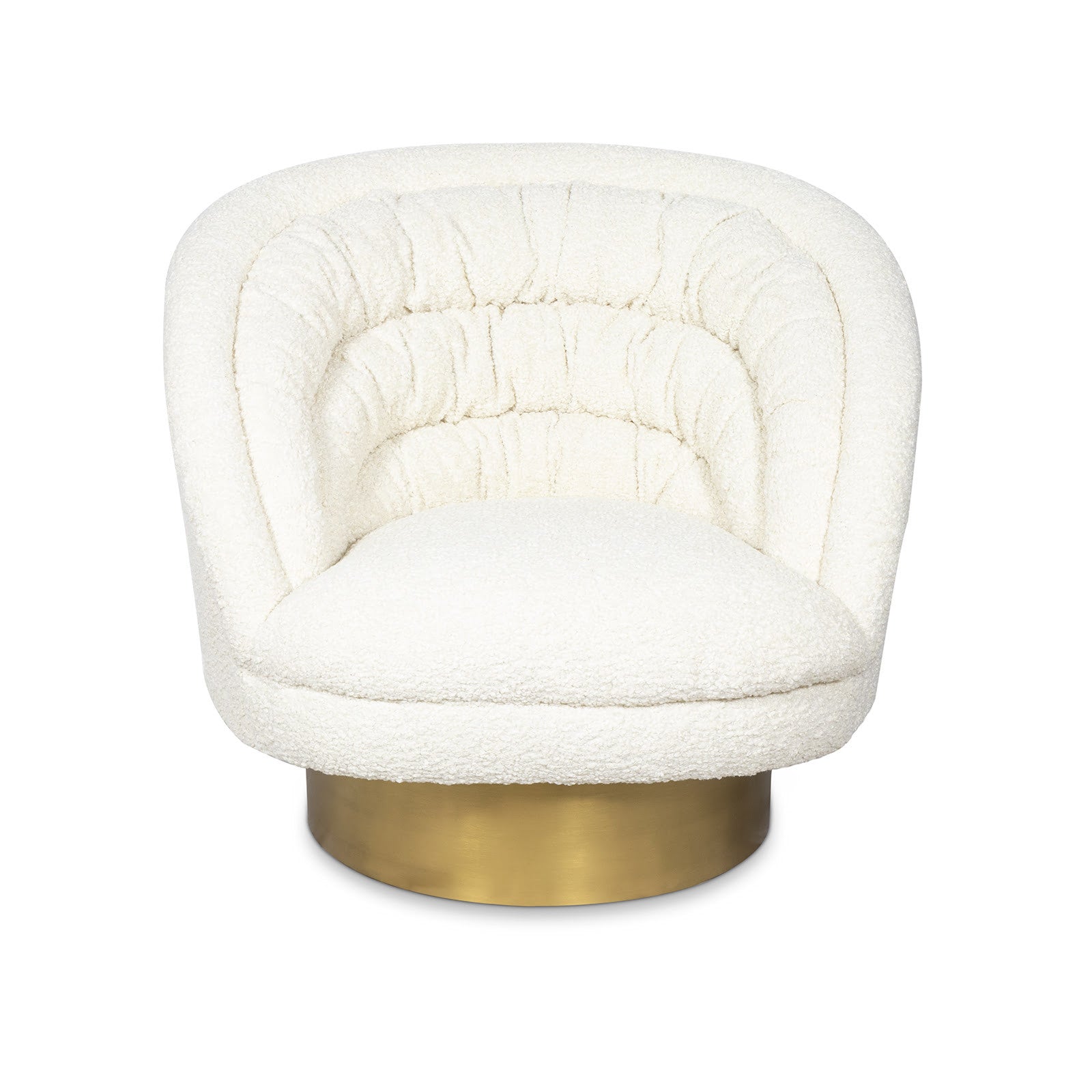 Gigi Armchair: Plush Faux Boucle Lounge Chair for Cozy Serenity