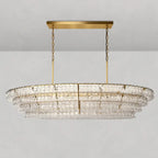 Ghiaccio Oval Chandelier 54"65"