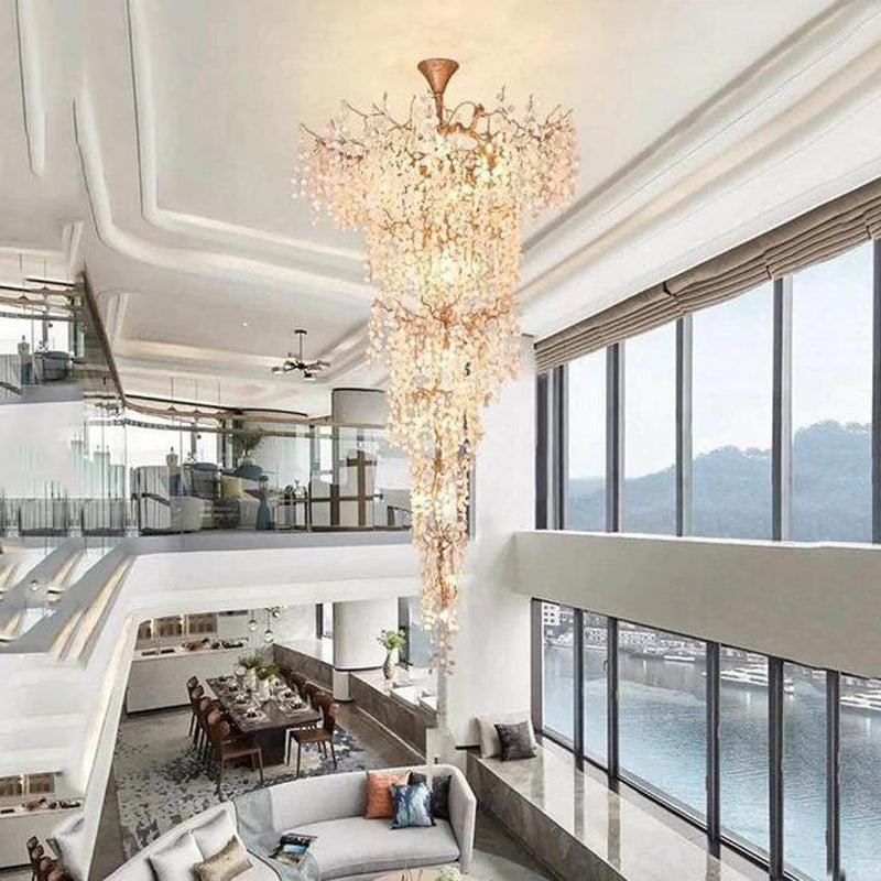 Grandlux Staircase Chandelier Simple & Chic Living